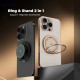 Blueo Slim Magnetic Ring Holder Black