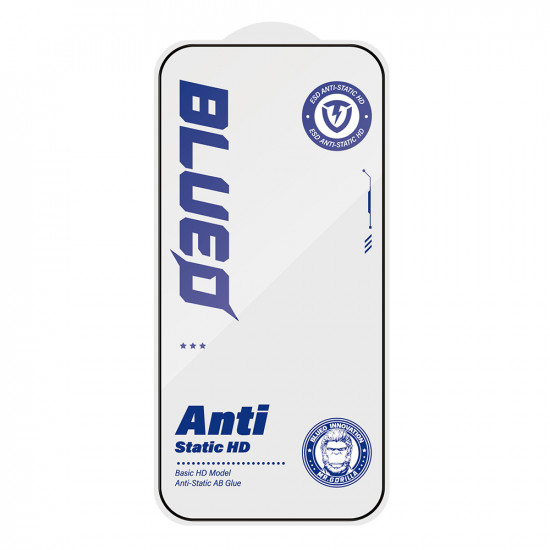 Blueo Anti Static HD Glass iPhone 13 / iPhone 13 Pro / iPhone 14 / iPhone 16e Black Blueo Anti Static HD Glass iPhone 13 / iPhone 13 Pro / iPhone 14 / iPhone 16e Black