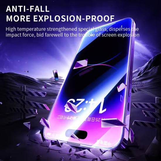 Blueo Anti Static HD Glass iPhone 13 / iPhone 13 Pro / iPhone 14 / iPhone 16e Black Blueo Anti Static HD Glass iPhone 13 / iPhone 13 Pro / iPhone 14 / iPhone 16e Black