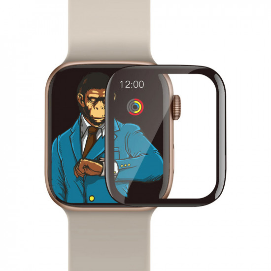Blueo High Molecule Screen Protector with Dust Removal Locator Apple Watch 7 / 8 (41mm) Black