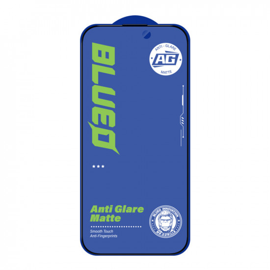 Blueo Anti Glare Matte Glass iPhone 13 Pro Max / iPhone 14 Plus Black