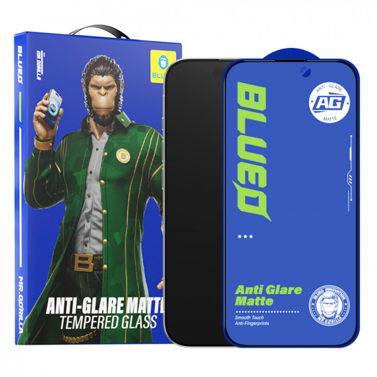 Blueo Anti Glare Matte Glass iPhone XS Max / iPhone 11 Pro Max Black
