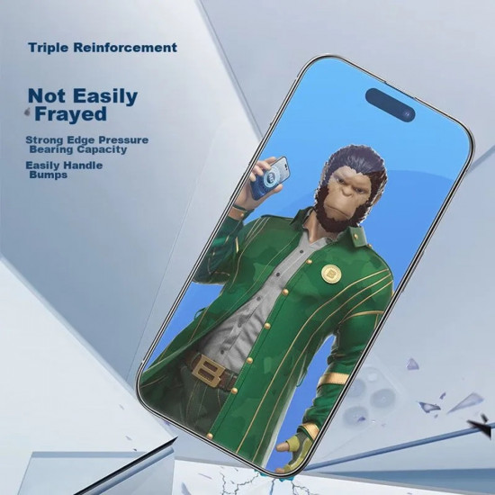 Blueo Anti Glare Matte Glass iPhone XR / iPhone 11 Black