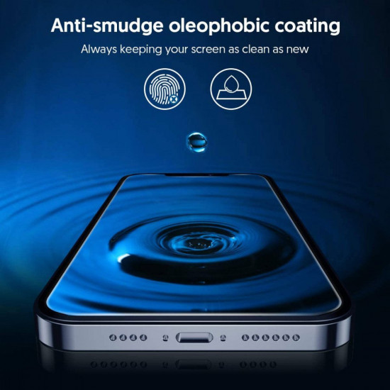 Blueo 2.5D Silk Full Cover HD Glass (5 pack) iPhone 13 Pro Max Black
