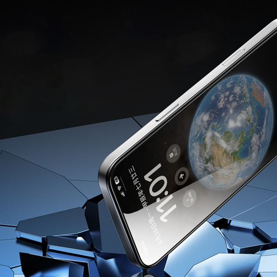 Blueo 2.5D Silk Full Cover HD Glass (5 pack) iPhone 13 Pro Max Black