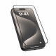Blueo 2.5D Silk Full Cover HD Glass (5 pack) iPhone 16 Pro / iPhone 17 / iPhone 17 Pro Black