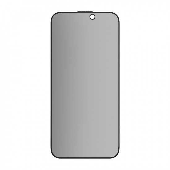 Blueo Anti Peep Privacy Glass iPhone 13 / iPhone 13 Pro / iPhone 14 / iPhone 16e Matte Black Blueo Anti Peep Privacy Glass iPhone 13 / iPhone 13 Pro / iPhone 14 / iPhone 16e Matte Black