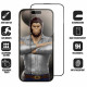 Blueo 3D Full Display Curved Edge HD Glass iPhone 16 Pro Black