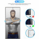 Blueo 3D Full Display Curved Edge HD Glass iPhone 16 Pro Black