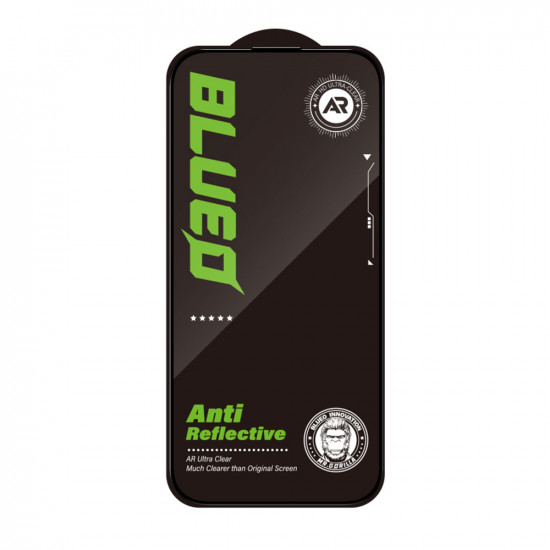 Blueo Anti Reflective HD Glass iPhone 15 Plus / iPhone 16 Plus Black Blueo Anti Reflective HD Glass iPhone 15 Plus / iPhone 16 Plus Black