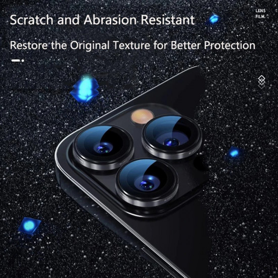 Blueo 99 Anti Reflective Lens Glass iPhone 15 Pro /iPhone 15 Pro Max /iPhone 16 Pro /iPhone 16 Pro Max Black Titanium