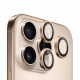 Blueo 99 Anti Reflective Lens Glass iPhone 15 Pro /iPhone 15 Pro Max /iPhone 16 Pro /iPhone 16 Pro Max Golden Titanium
