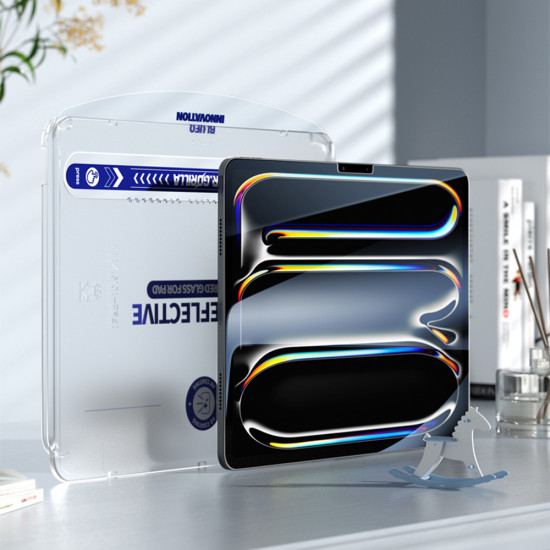 Blueo Anti Reflective HD Glass with Applicator iPad Air 4 / 5 (2020/2022) / Pro 11 (2018 / 2020 / 2021 / 2022) Clear Blueo Anti Reflective HD Glass with Applicator iPad Air 4 / 5 (2020/2022) / Pro 11 (2018 / 2020 / 2021 / 2022) Clear