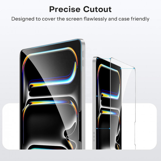Blueo HD Tempered Glass iPad Air 13 (2024) Clear
