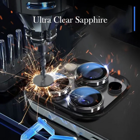 Blueo Sapphire Crystal Original Lens Glass iPhone 14 Pro / iPhone 14 Pro Max Black
