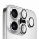 Blueo Original Metal Frame Lens Protector iPhone 16 Pro / iPhone 16 Pro Max Silver Titanium