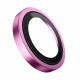 Blueo Original Metal Frame Lens Protector iPhone 15 / iPhone 15 Plus Pink