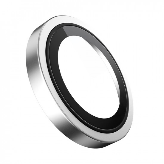 Blueo Original Metal Frame Lens Protector iPhone 16 / iPhone 16 Plus Silver