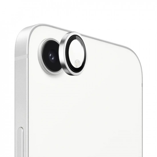 Blueo Original Metal Frame Lens Protector iPhone 16e Silver