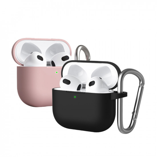 Blueo Liquid Silicone Protect Case for AirPods 3 Black