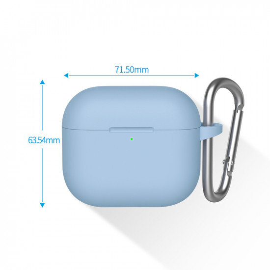 Blueo Liquid Silicone Protect Case for AirPods 3 Black