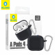 Blueo Liquid Silicone Protect Case for AirPods 4 Black