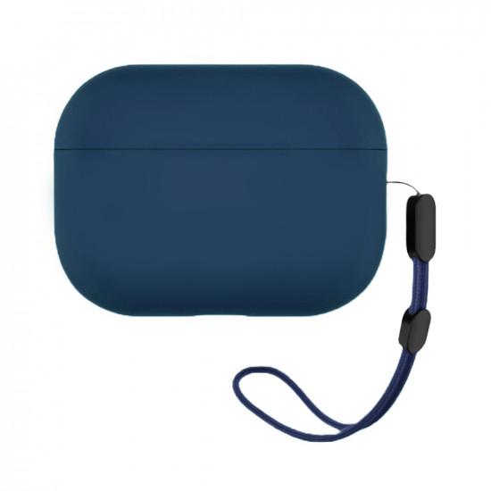 Blueo Liquid Silicone Protect Case for AirPods Pro 2 Navy Blue