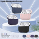 Blueo Liquid Silicone Protect Case for AirPods Pro 2 Navy Blue