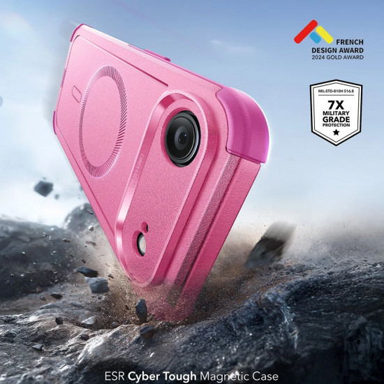ESR Cyber Halolock iPhone 17 Air Pink ESR Cyber Halolock iPhone 17 Air Pink