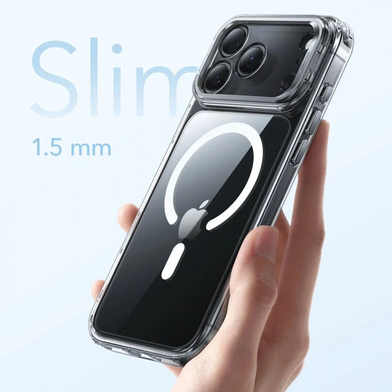 ESR Classic Hybrid HaloLock Kickstand iPhone 17 Pro Max Clear