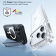 ESR Classic Hybrid HaloLock Kickstand iPhone 17 Pro Clear Black