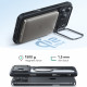 ESR Classic Hybrid HaloLock Kickstand iPhone 17 Pro Clear Black