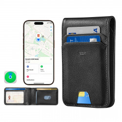 ESR Classic Geo Card Holder Vegan Leather Wallet, for 11x Cards & Cash, Find My Function, RFID Blocking Twilight Black ESR Classic Geo Card Holder Vegan Leather Wallet, for 11x Cards & Cash, Find My Function, RFID Blocking Twilight Black
