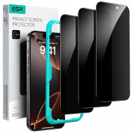 ESR Privacy Tempered Glass (3 pack) iPhone 17 Pro Max Black