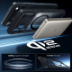 ESR Classic Hybrid HaloLock iPhone 17 Pro Max Clear Black