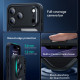 ESR Classic Hybrid HaloLock iPhone 17 Pro Max Clear Black