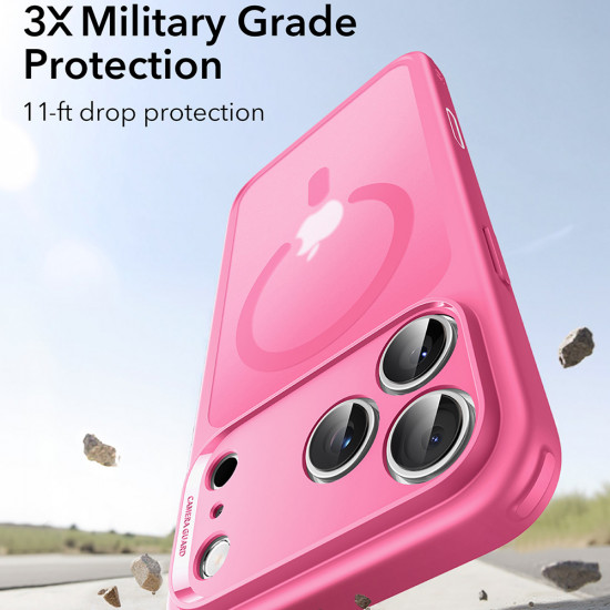ESR Classic Hybrid HaloLock iPhone 17 Pro Frosted Pink