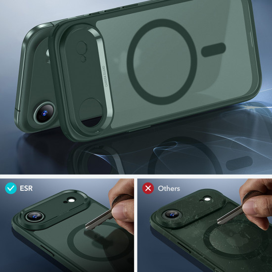 ESR Classic Hybrid HaloLock iPhone 17 Air Frosted Green
