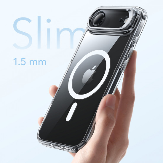 ESR Classic Hybrid HaloLock Kickstand iPhone 17 Air Clear ESR Classic Hybrid HaloLock Kickstand iPhone 17 Air Clear