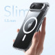 ESR Classic Hybrid HaloLock Kickstand iPhone 17 Air Clear ESR Classic Hybrid HaloLock Kickstand iPhone 17 Air Clear