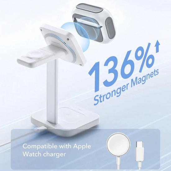 ESR Orbit Hybrid HaloLock Apple AirPods Pro 3 White