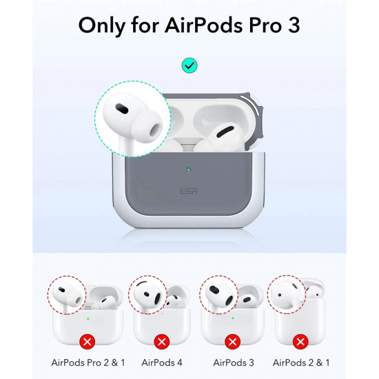 ESR Orbit Hybrid HaloLock Apple AirPods Pro 3 White