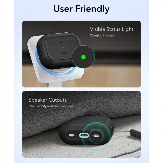 ESR Orbit Hybrid HaloLock Apple AirPods Pro 3 Black