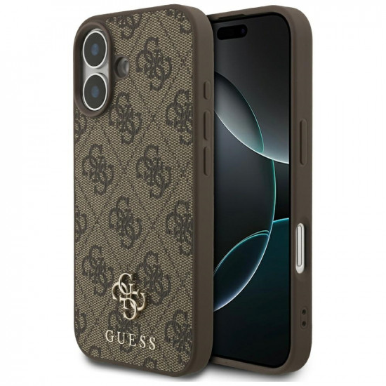 Guess 4G Small and Classic Logo MagSafe (GUHMP17SP4SM4MW) iPhone 17 Brown