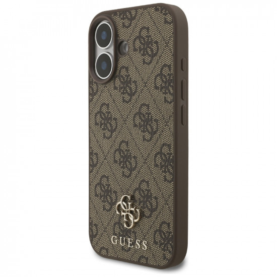 Guess 4G Small and Classic Logo MagSafe (GUHMP17SP4SM4MW) iPhone 17 Brown