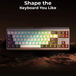 Havit Gaming Keyboard (KB896L) USB C, with RGB Lights, 71 Keys, 1.2m, 350mA, 5V Green Havit Gaming Keyboard (KB896L) USB C, with RGB Lights, 71 Keys, 1.2m, 350mA, 5V Green