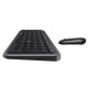 Havit Wireless Keyboard and Mouse Set (KB254GCM) 2.4GHz, ABS, 800/1200/1600 DPI Black
