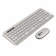 Havit Wireless Keyboard and Mouse Set (KB254GCM) 2.4GHz, ABS, 800/1200/1600 DPI Light Gray