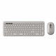 Havit Wireless Keyboard and Mouse Set (KB254GCM) 2.4GHz, ABS, 800/1200/1600 DPI Light Gray