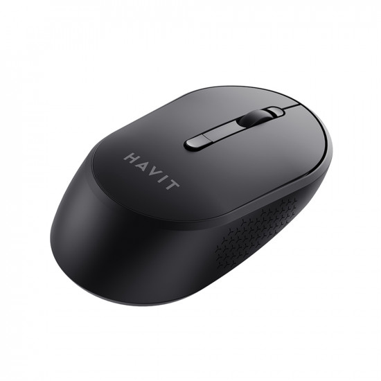 Havit Wireless Mouse (MS78GT) 2.4GHz, 1200/2400/3200 DPI, AA Battery Black